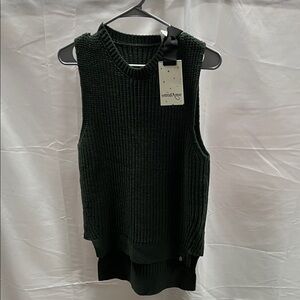 Women's Green Sweater Vest
